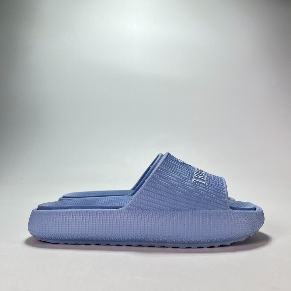 True Religion Meg Light Blue Water Resistant Sport Slide Sandals Youth Size 5